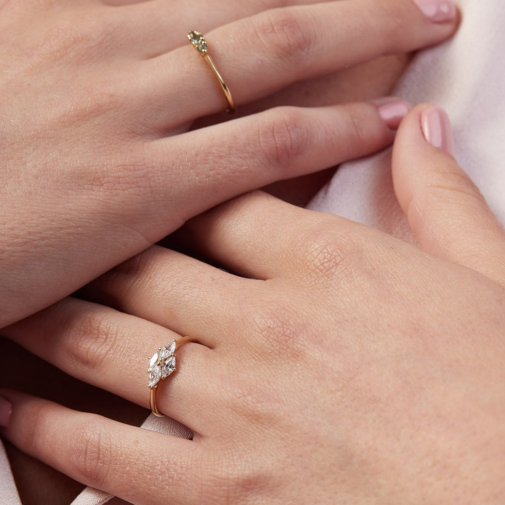 Cézanne Ring set with lab diamonds