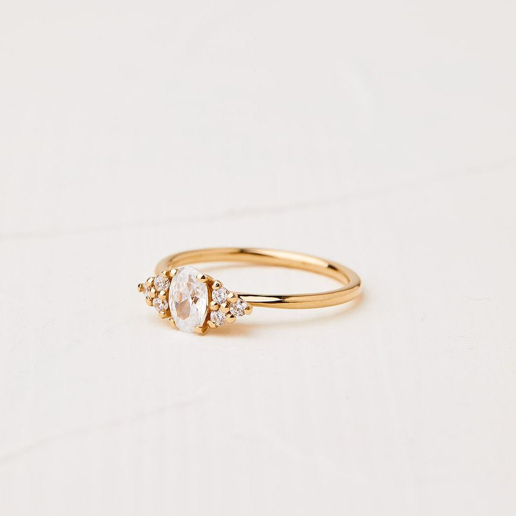 White Lily Natural Diamond Ring (0.40ct)