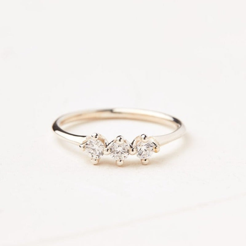 Kingfisher Ring Set with Natural Diamonds