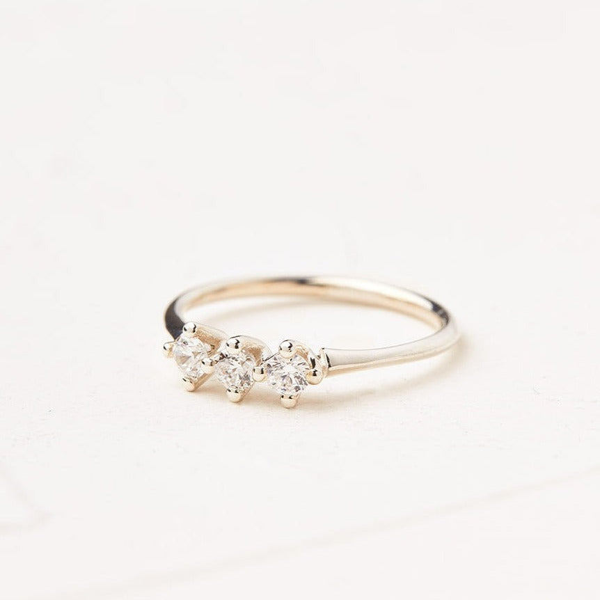 Kingfisher Ring Set with Natural Diamonds