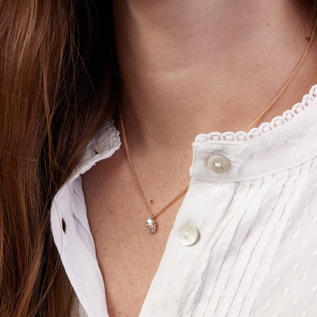 Raphael Gold Necklace with diamonds