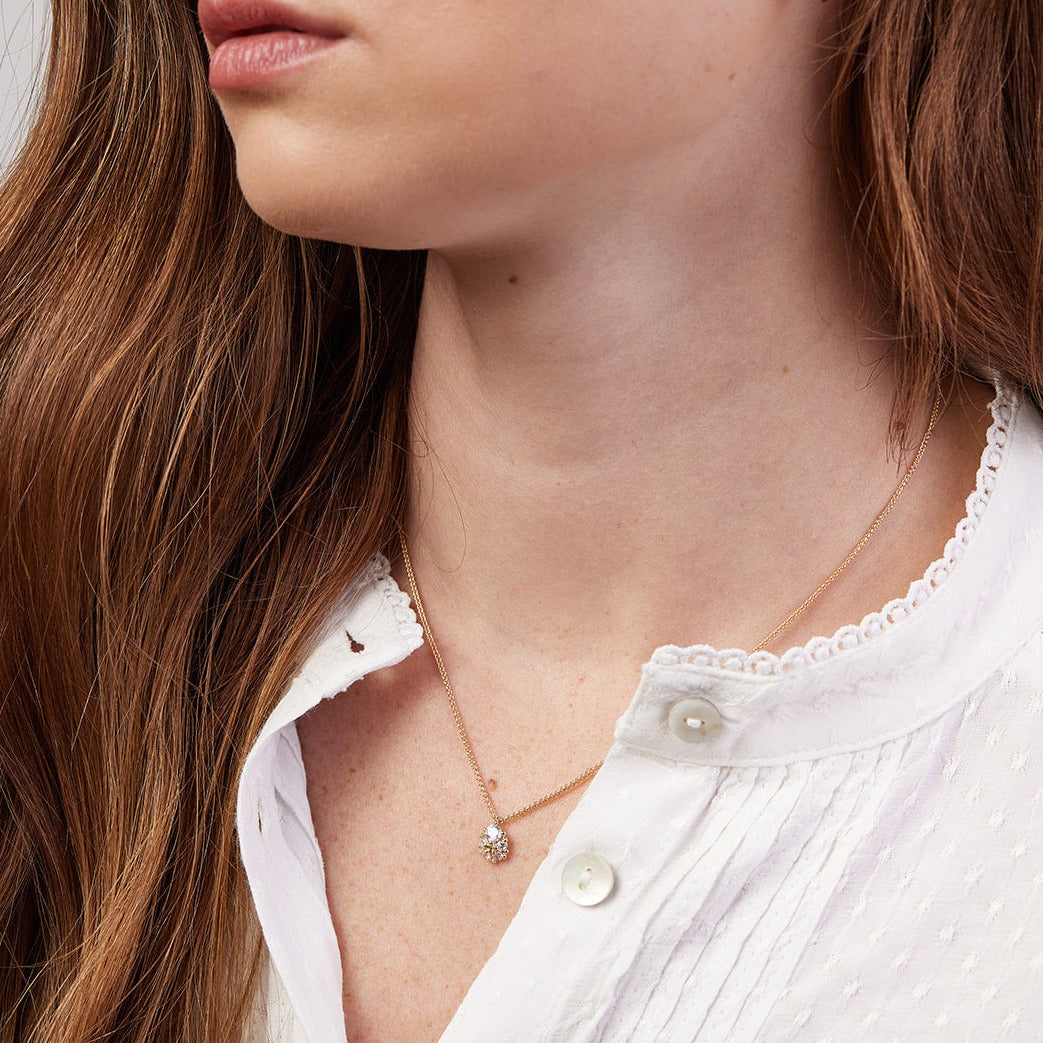 Raphael Gold Necklace with diamonds