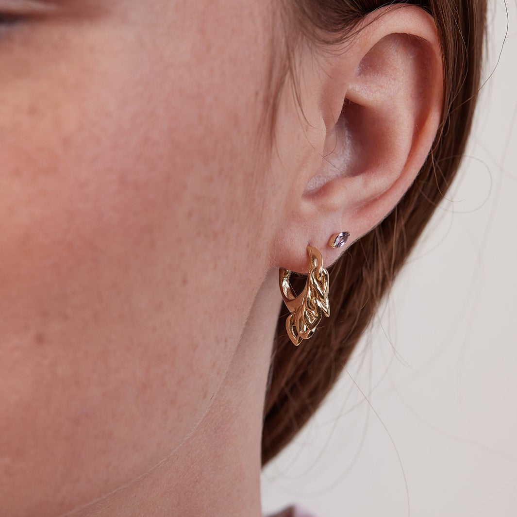 Klimt Gold Earrings