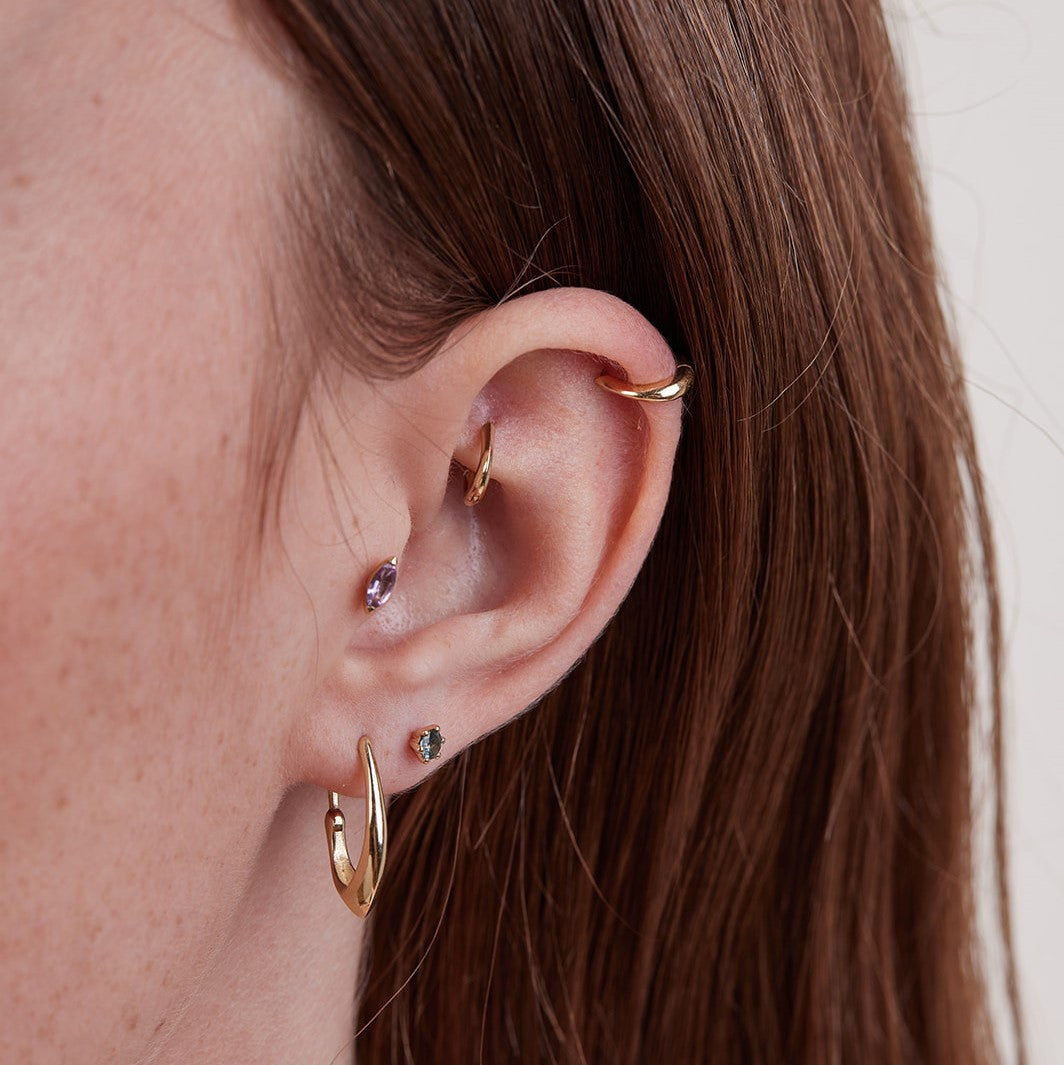 Small Gold Hoop Earring