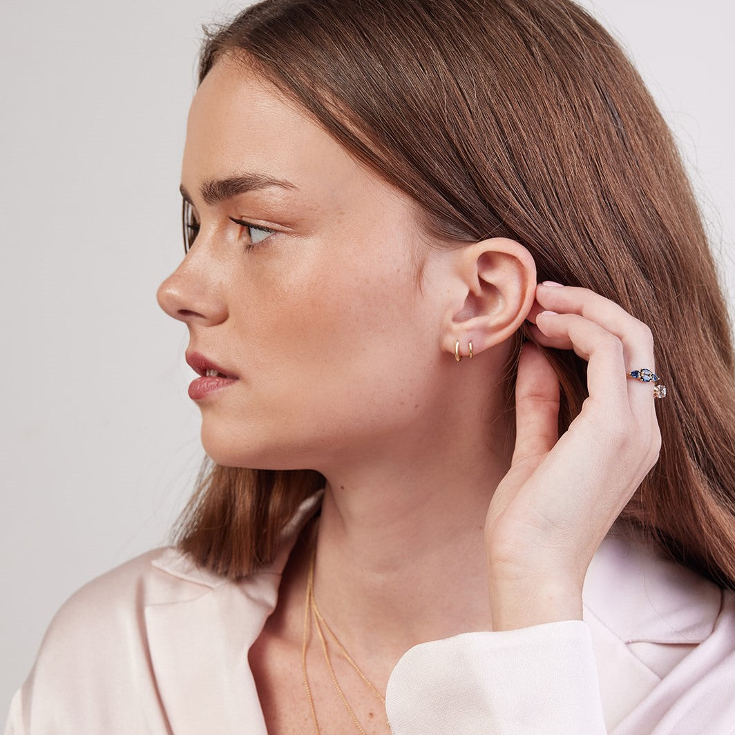 Small Gold Hoop Earring