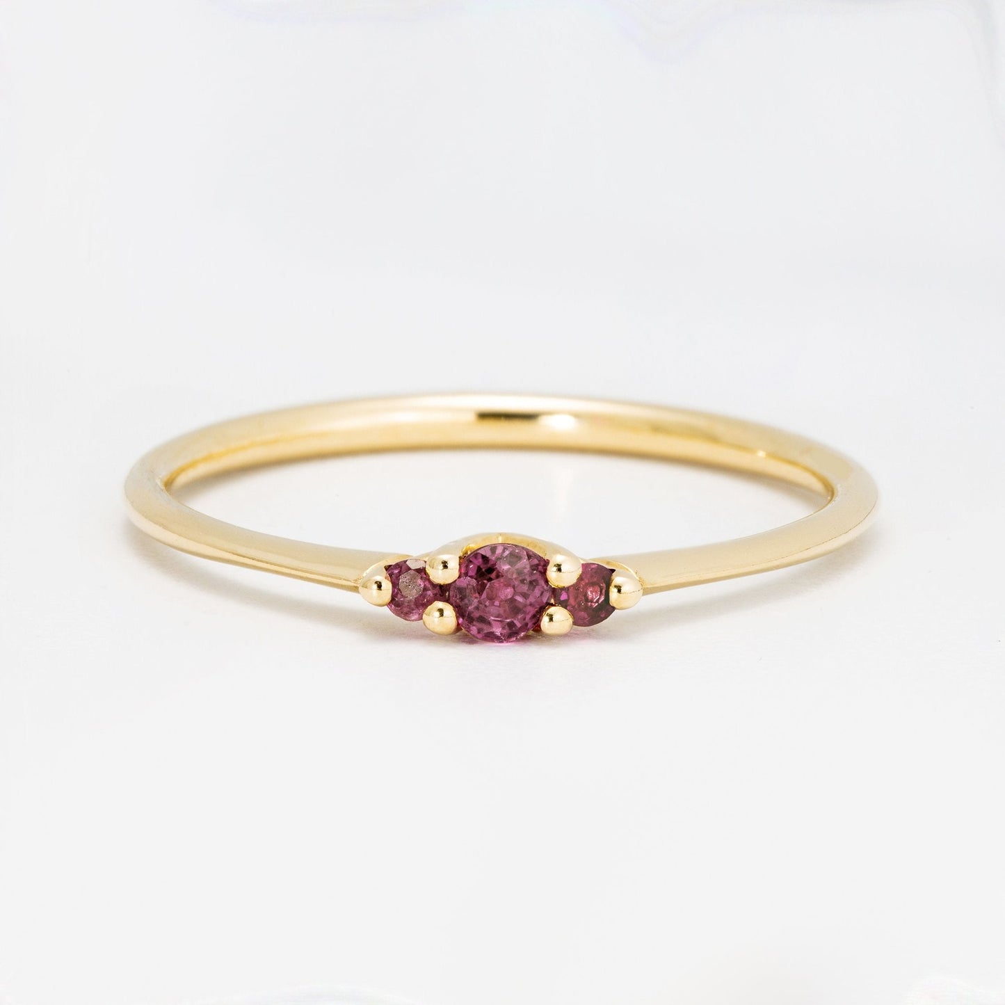 Woodland Peony Sapphire Ring