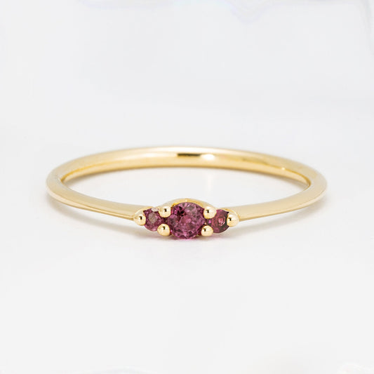 Woodland Peony Sapphire Ring