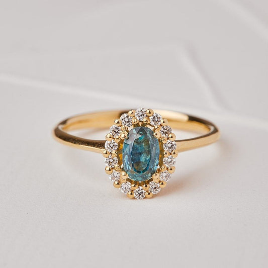 Mesmerizing Blue Sapphire Nymph Ring