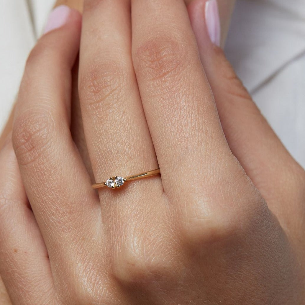 Gorgeous Diamond Ornithogalum Ring