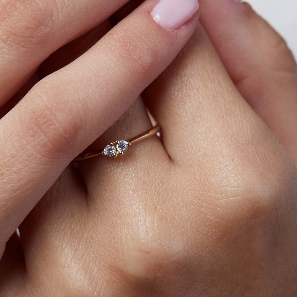 Gorgeous Diamond Ornithogalum Ring