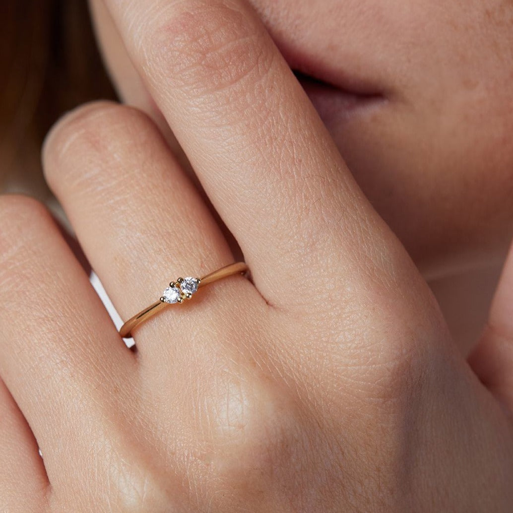 Gorgeous Diamond Ornithogalum Ring