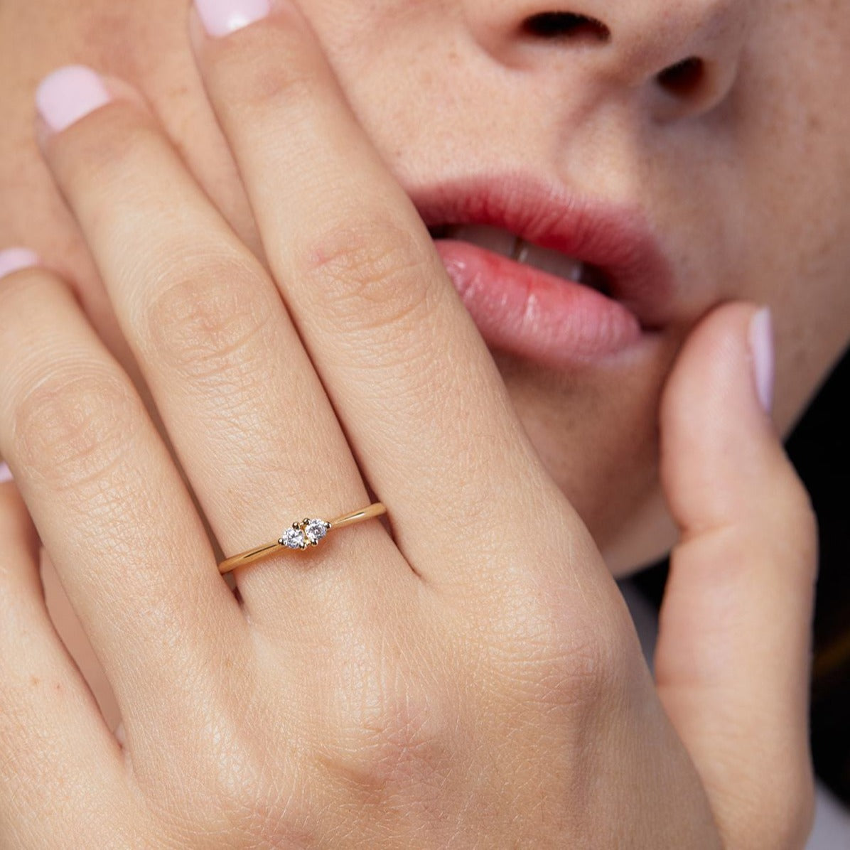 Gorgeous Diamond Ornithogalum Ring