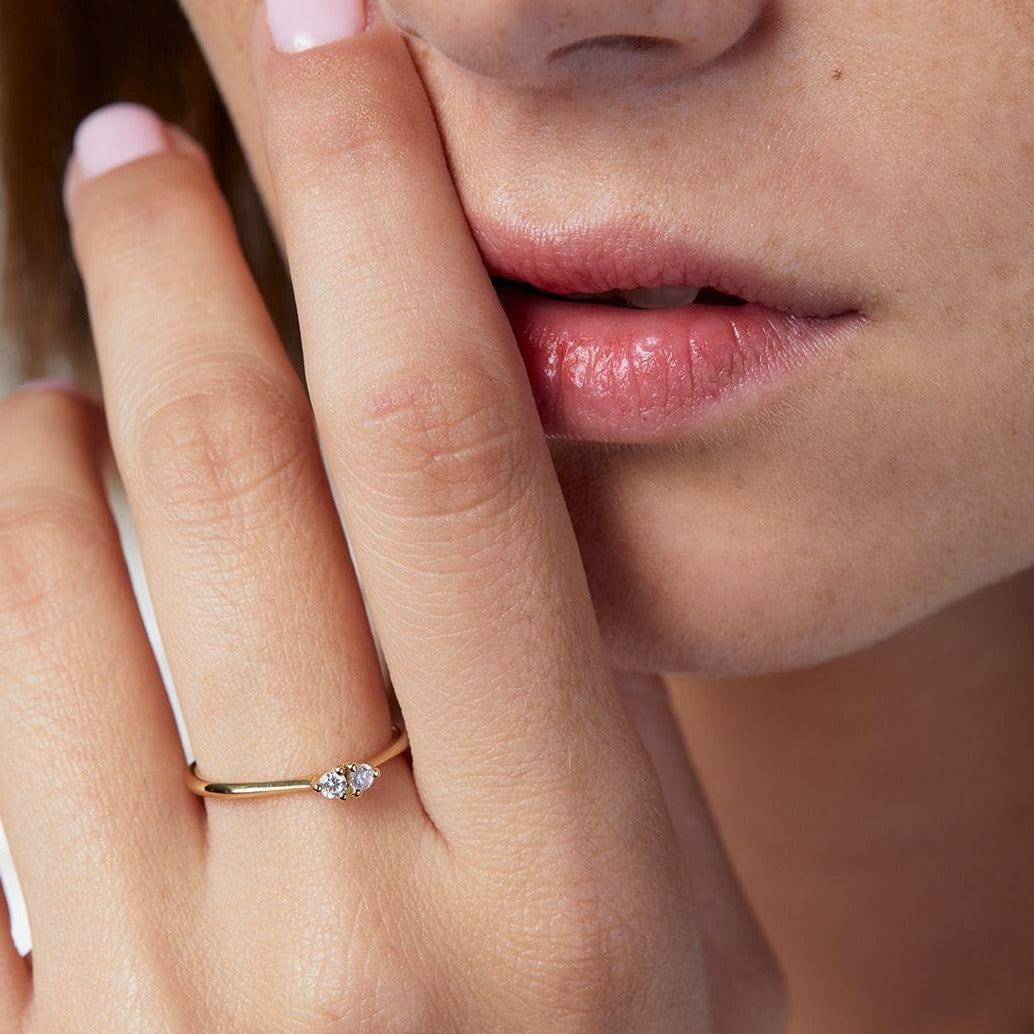 Gorgeous Diamond Ornithogalum Ring