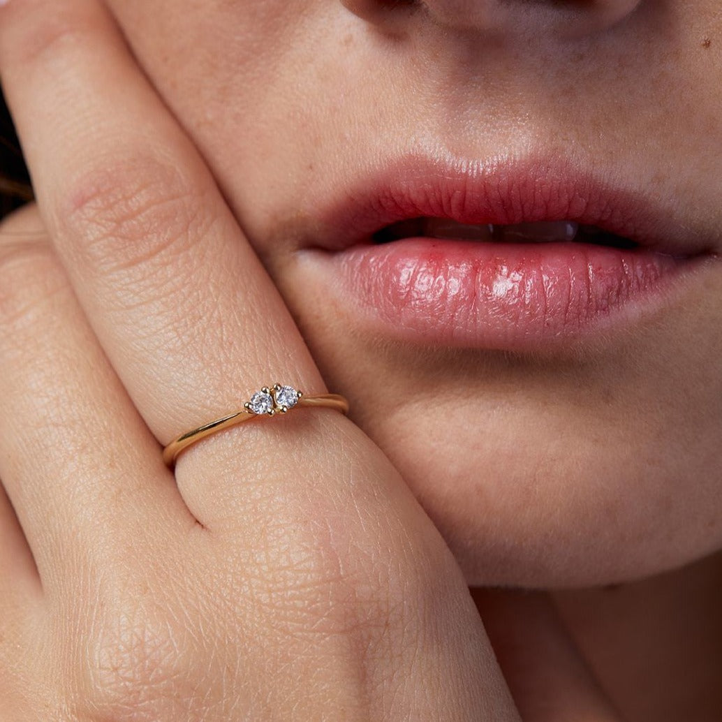 Gorgeous Diamond Ornithogalum Ring