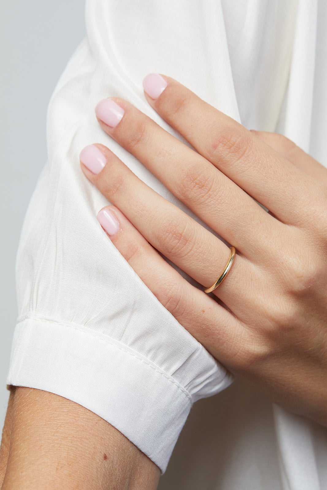 Solid Yellow Gold Wedding Ring