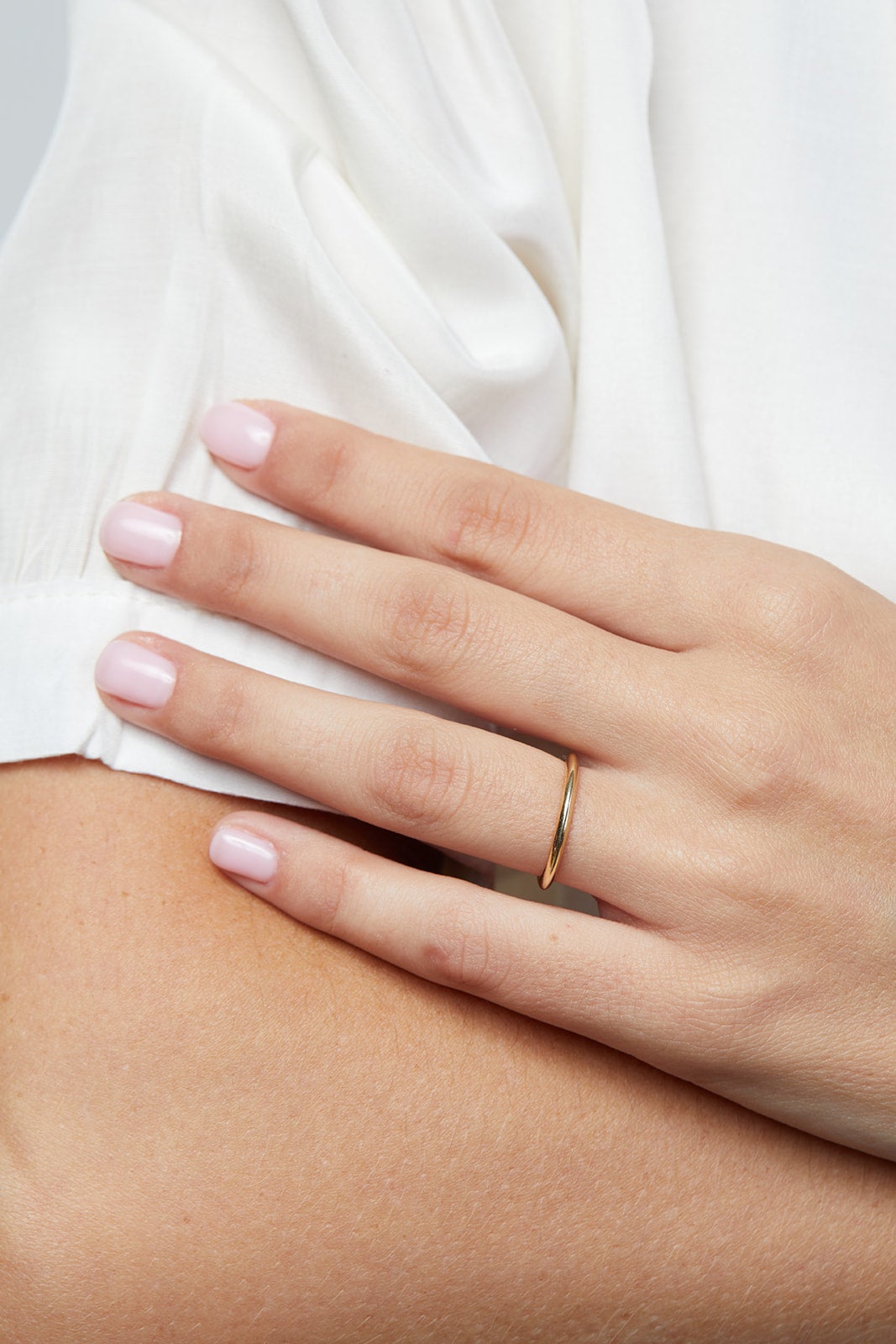 Solid Yellow Gold Wedding Ring