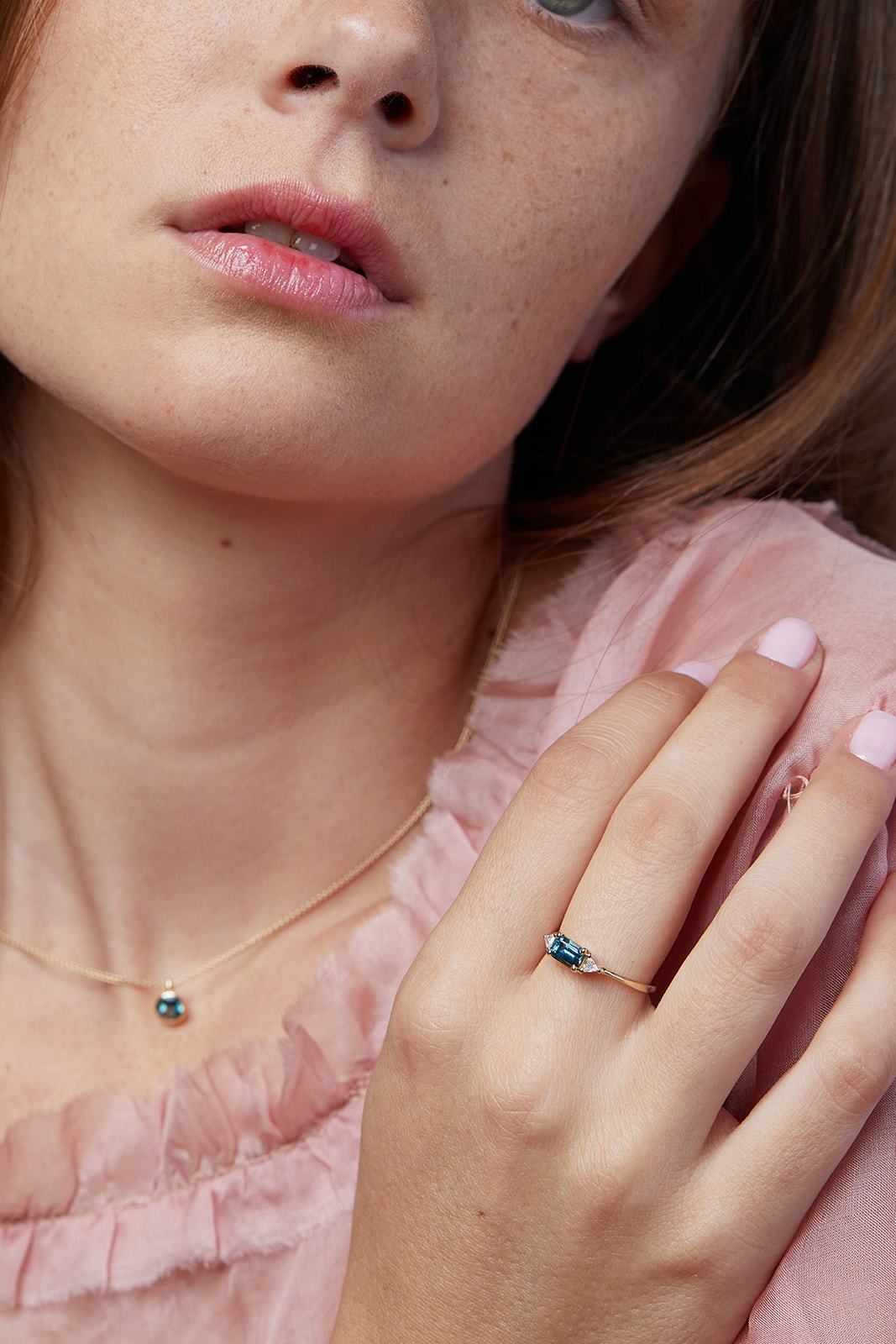 Marganit the Field Necklace With a Gemstone