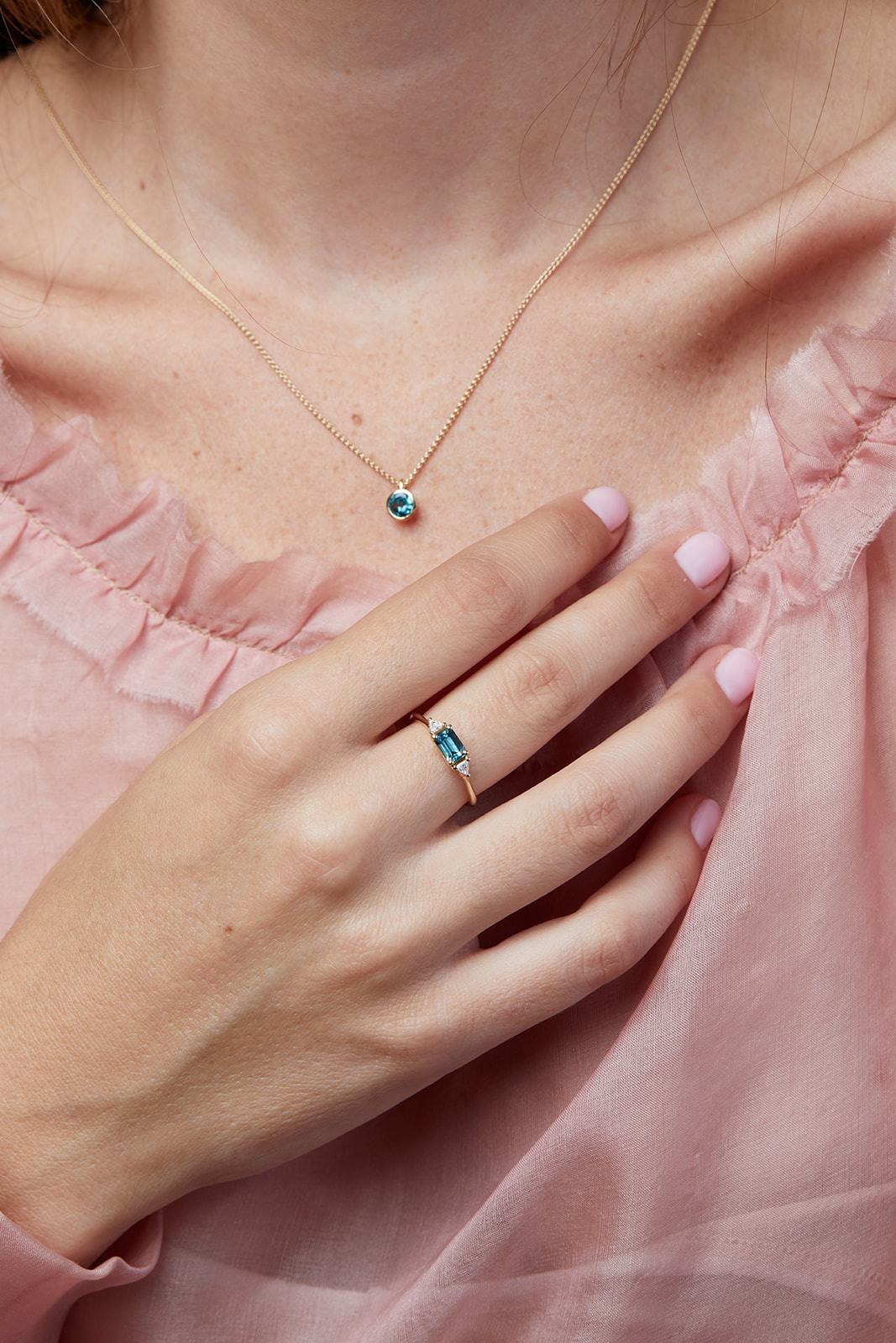 Marganit the Field Necklace With a Gemstone