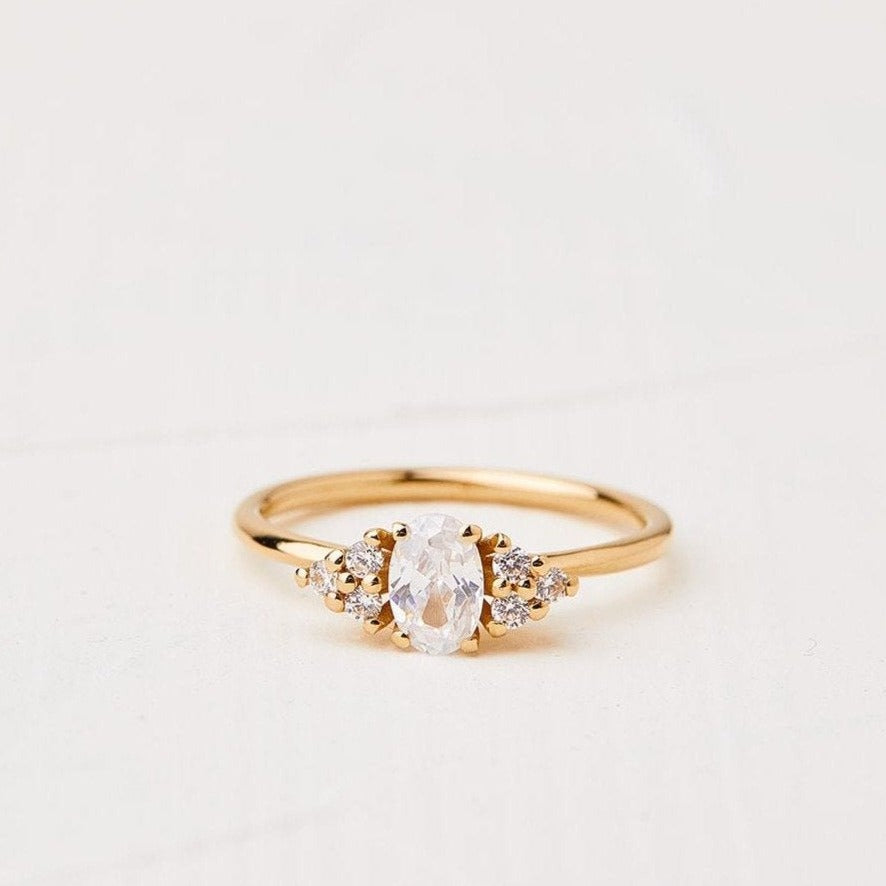 White Lily Natural Diamond Ring (0.40ct)