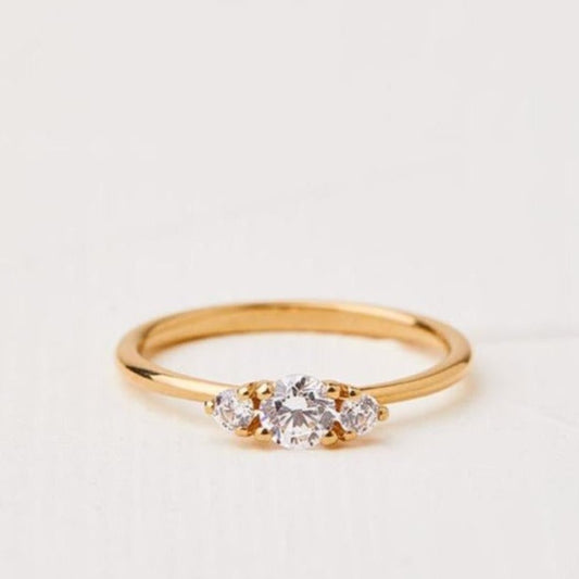 Stunning Natural Diamonds Tulip Ring (0.30ct)