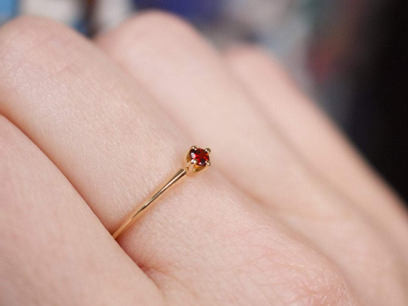 Stunning Poppy Sapphire Ring