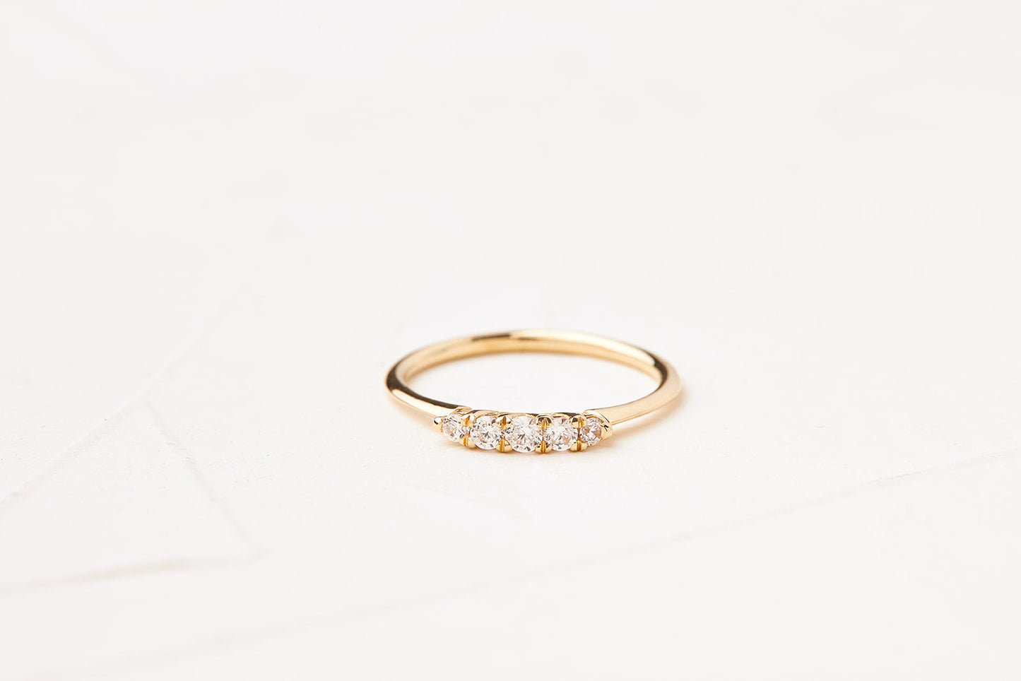 Glittering Diamond Duchifat Ring (0.2ct)