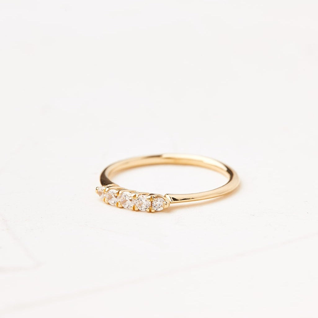 Glittering Diamond Duchifat Ring (0.2ct)