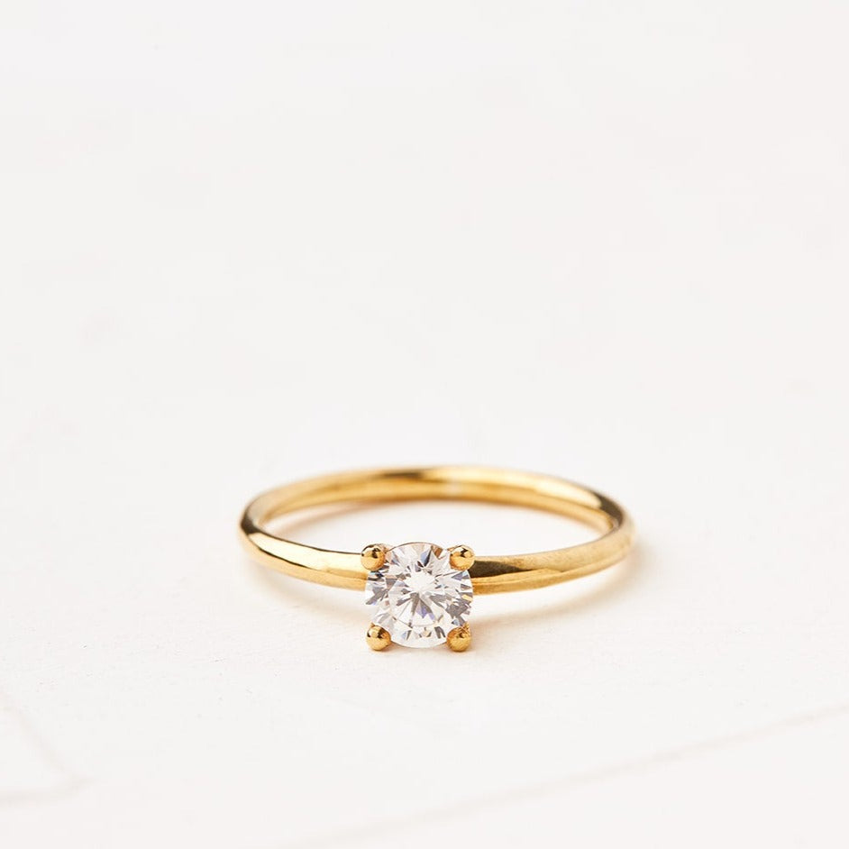 Solitaire Engagement Rings Crocus Ring