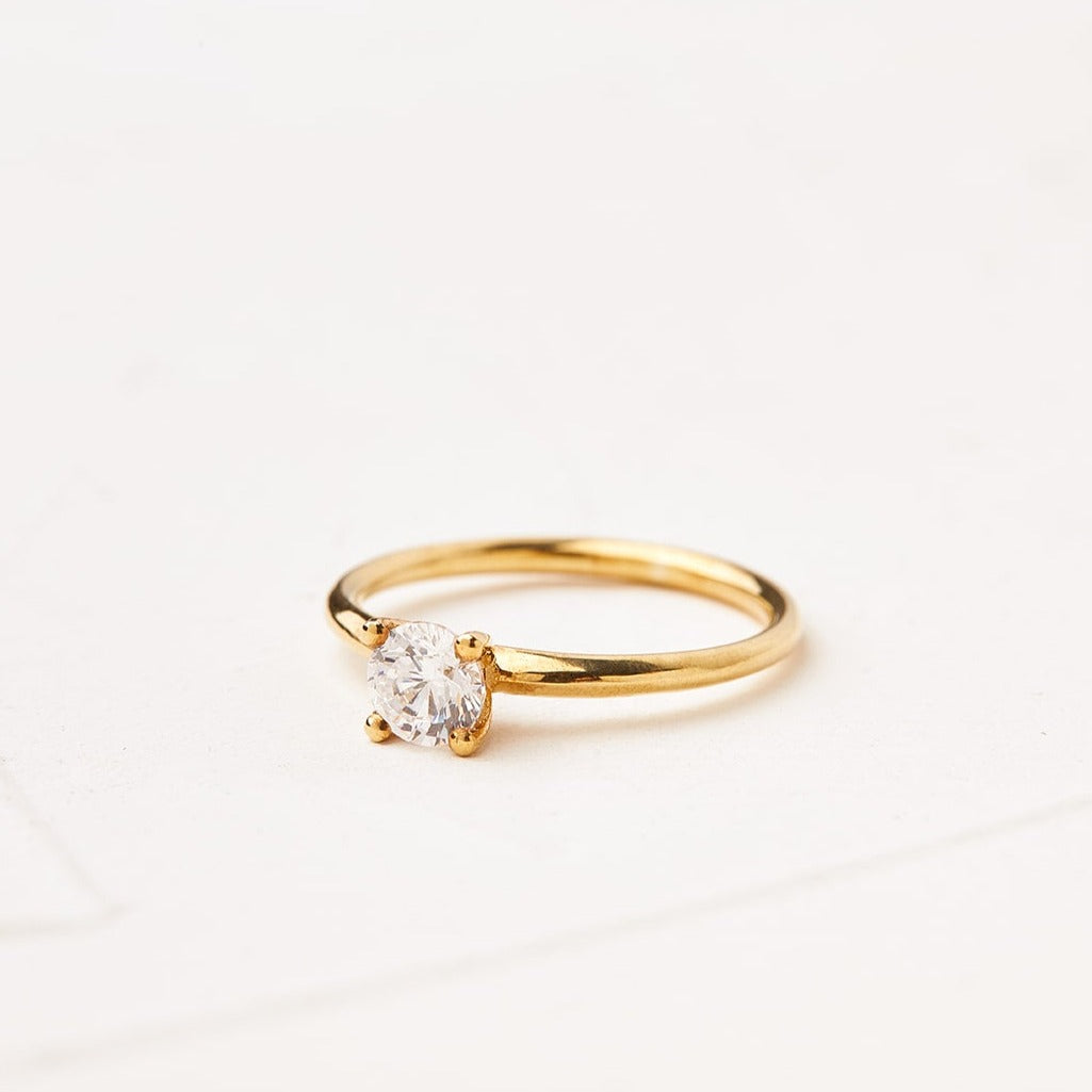 Solitaire Engagement Rings Crocus Ring