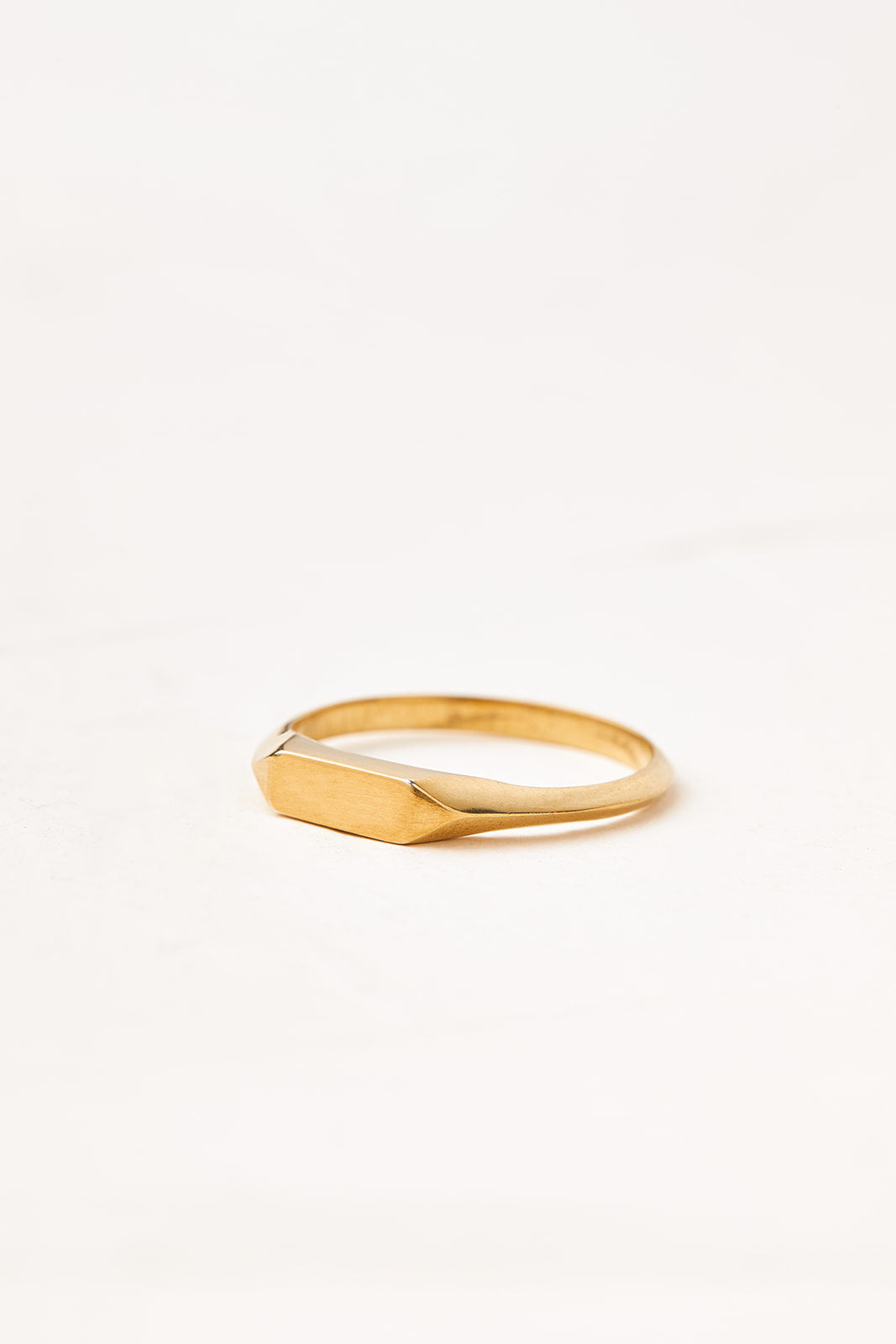 Timeless Jujube Gold Signet Ring
