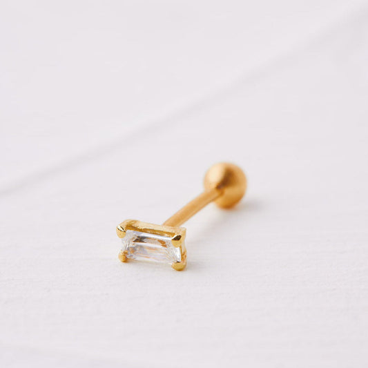 Baguette-cut Diamond Piercing