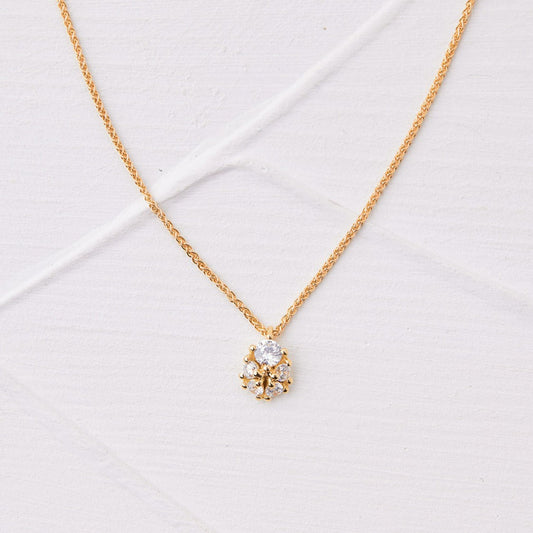 Raphael Gold Necklace with lab diamonds