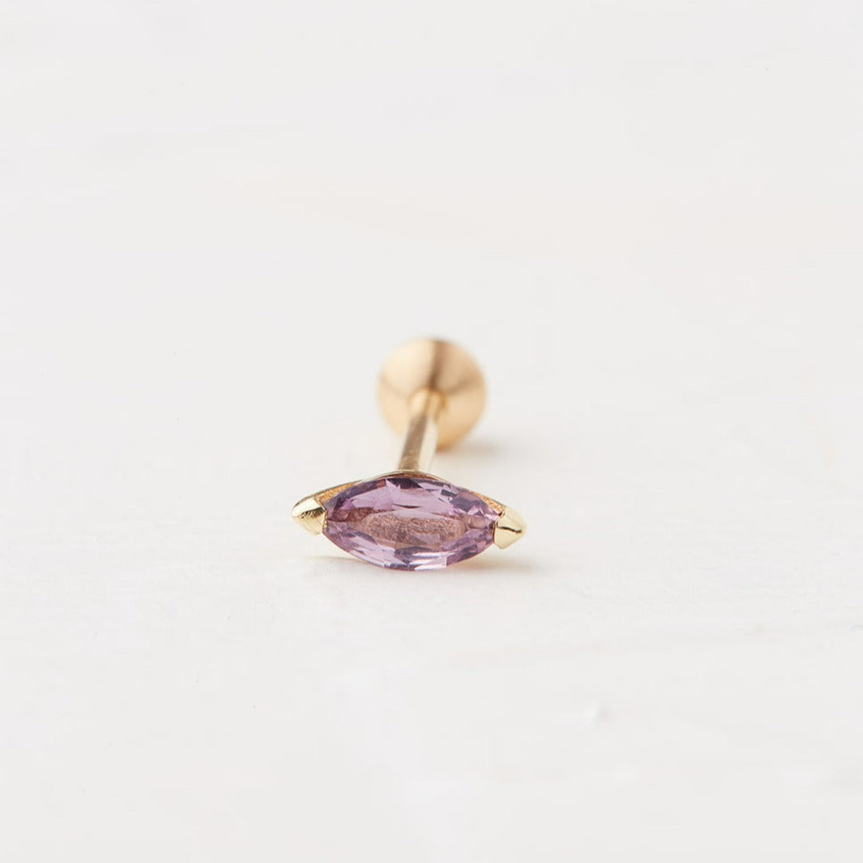 Marquise Stone Eye Piercing