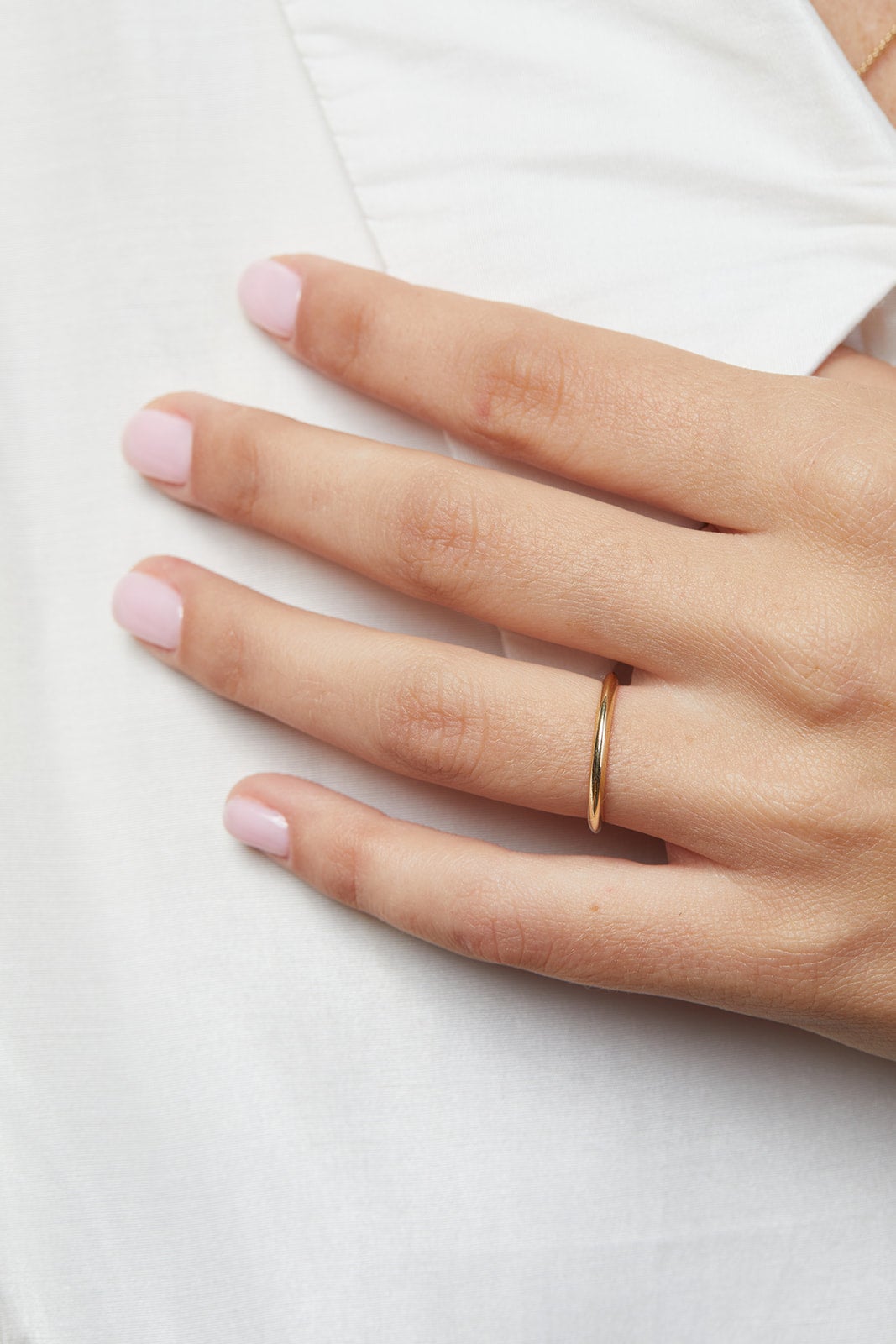 Solid Yellow Gold Wedding Ring