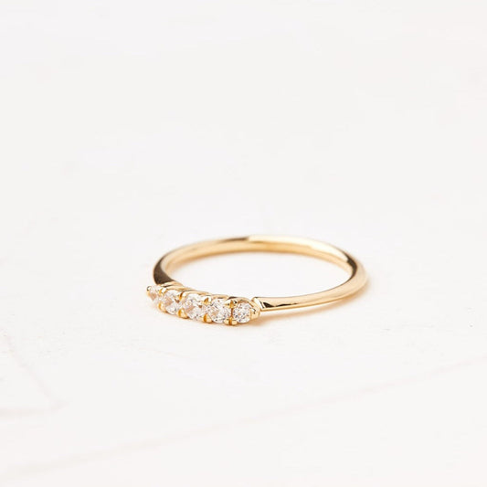 Glittering Diamond Duchifat Ring (0.2ct)