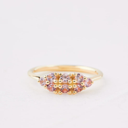 Orchid Ring with pink sapphire