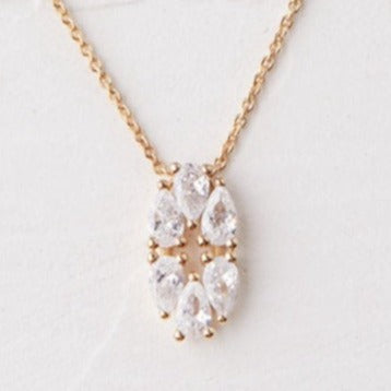 Shinir Necklace 6 Drop Natural Diamonds 0.9 ct