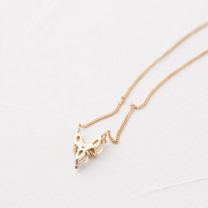 Spring Necklace 3 Drop Diamonds 0.45 Carat | Lab Diamonds